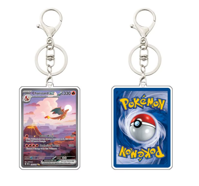 151 & PALDEAN FATES KEYCHAINS