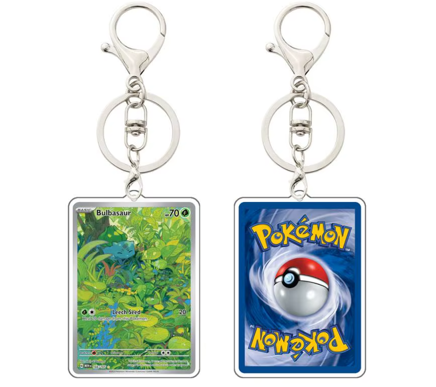 151 & PALDEAN FATES KEYCHAINS