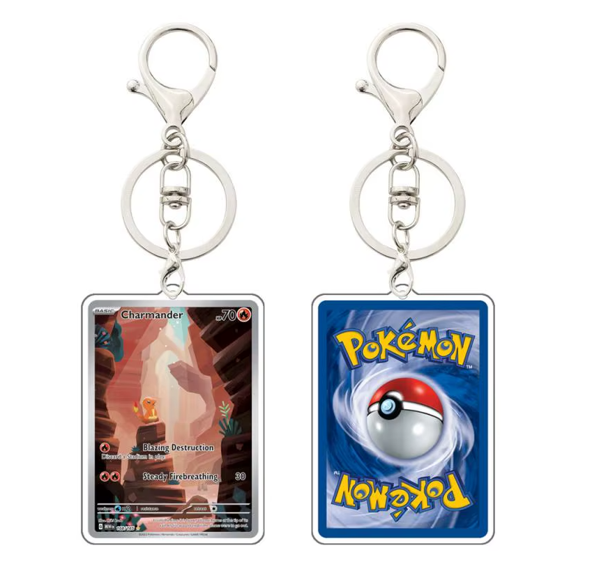 151 & PALDEAN FATES KEYCHAINS
