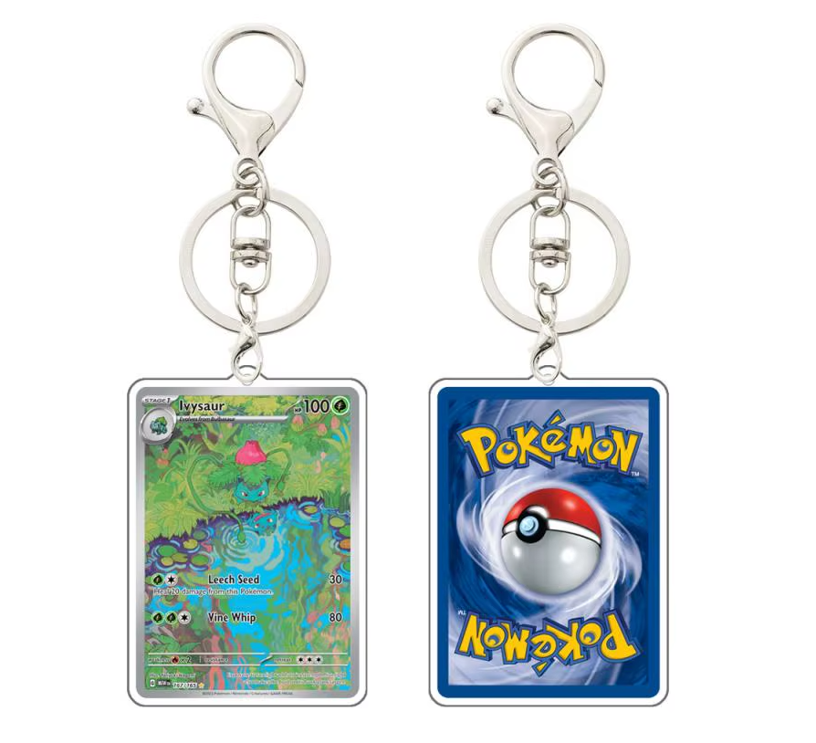 151 & PALDEAN FATES KEYCHAINS
