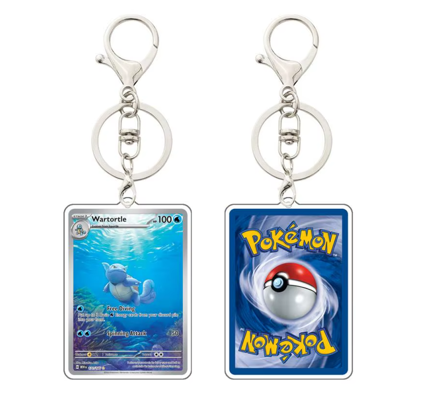 151 & PALDEAN FATES KEYCHAINS