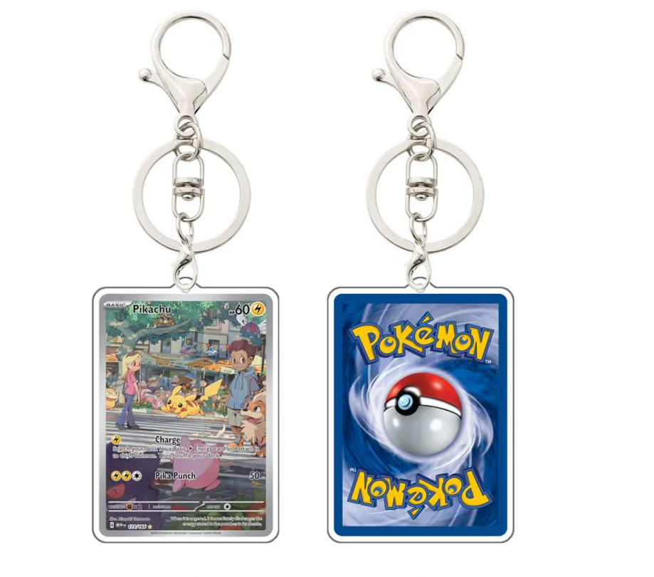 151 & PALDEAN FATES KEYCHAINS