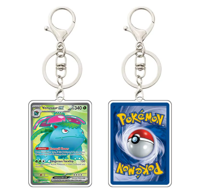 151 & PALDEAN FATES KEYCHAINS