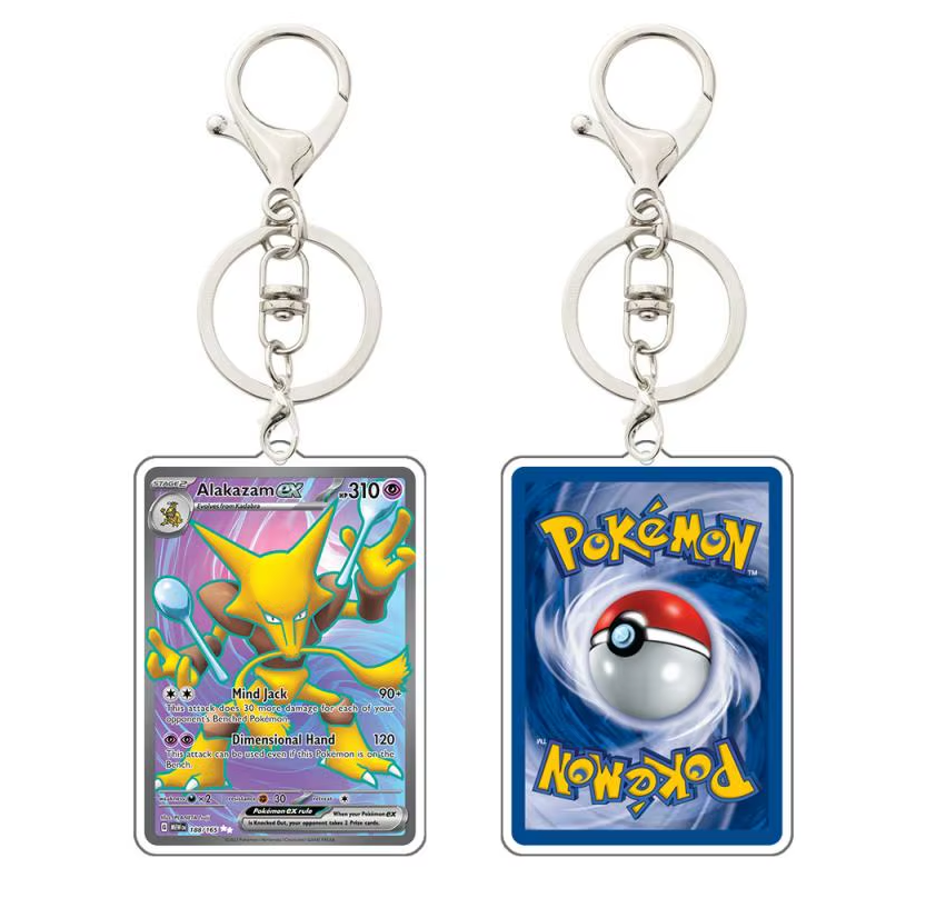 151 & PALDEAN FATES KEYCHAINS