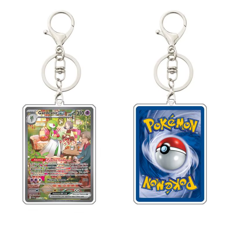 151 & PALDEAN FATES KEYCHAINS