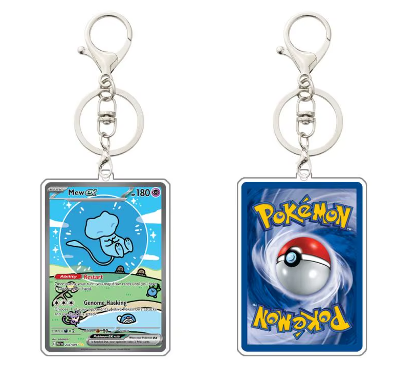 151 & PALDEAN FATES KEYCHAINS