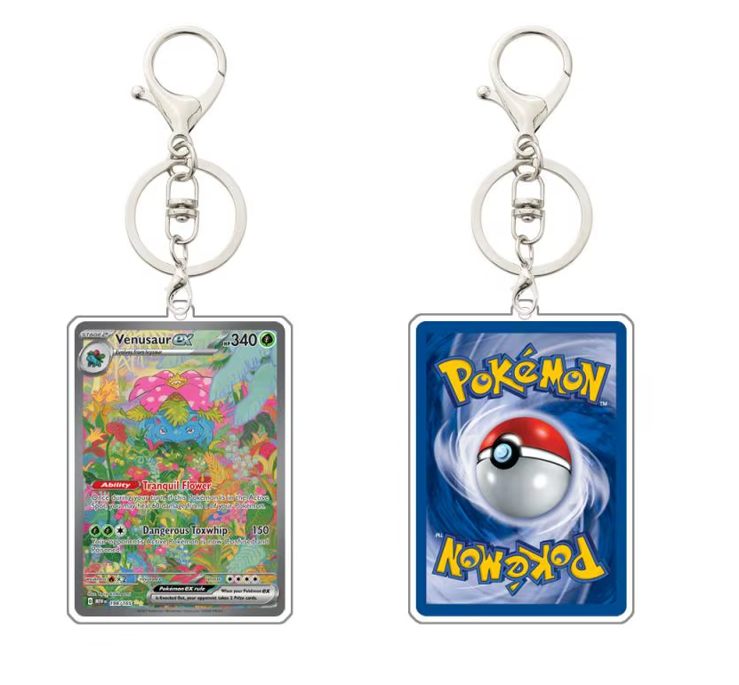 151 & PALDEAN FATES KEYCHAINS