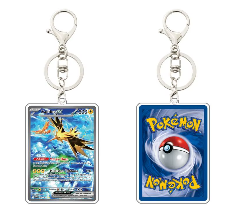 151 & PALDEAN FATES KEYCHAINS
